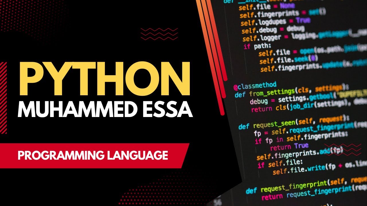 Python programming language لغة بايثون