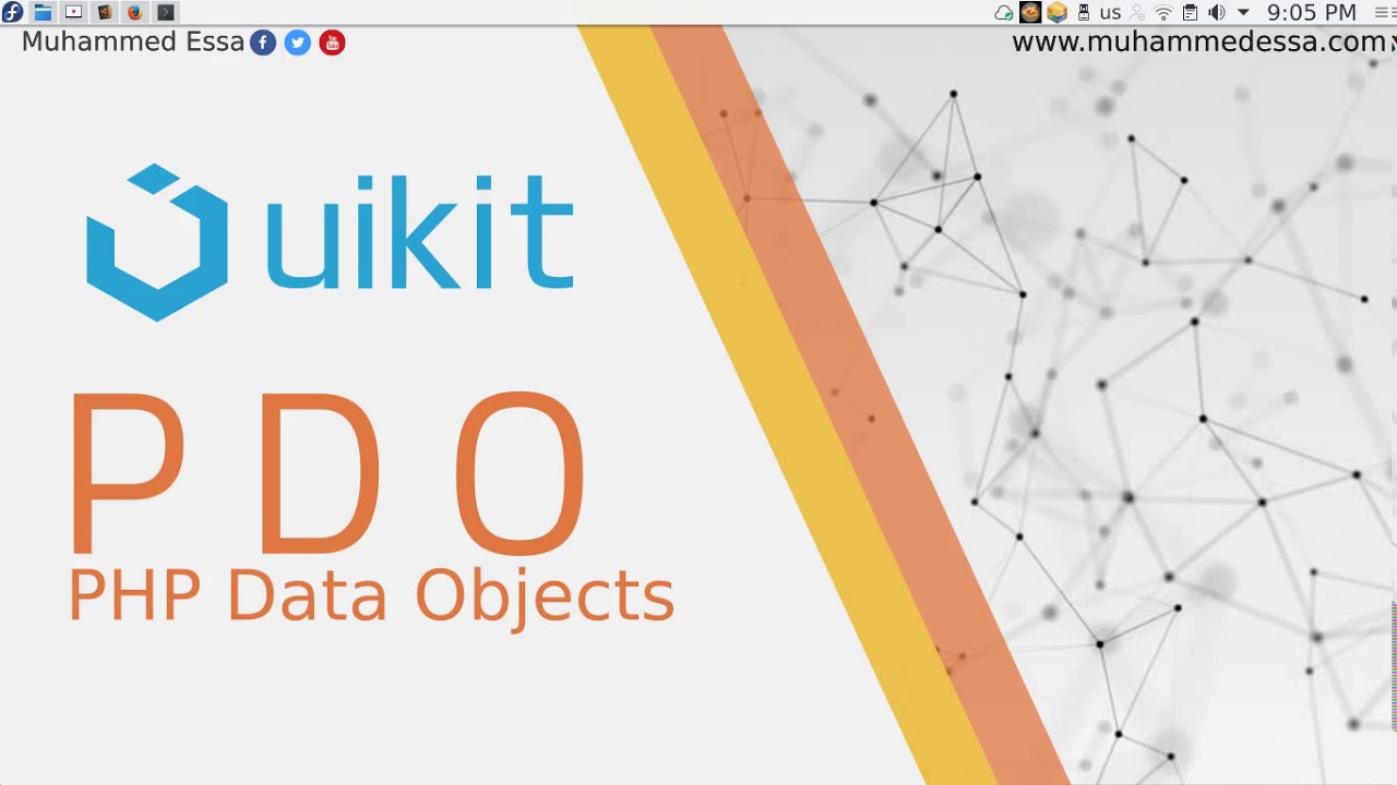 UIkit framework & PDO PHP دورة بالعربي