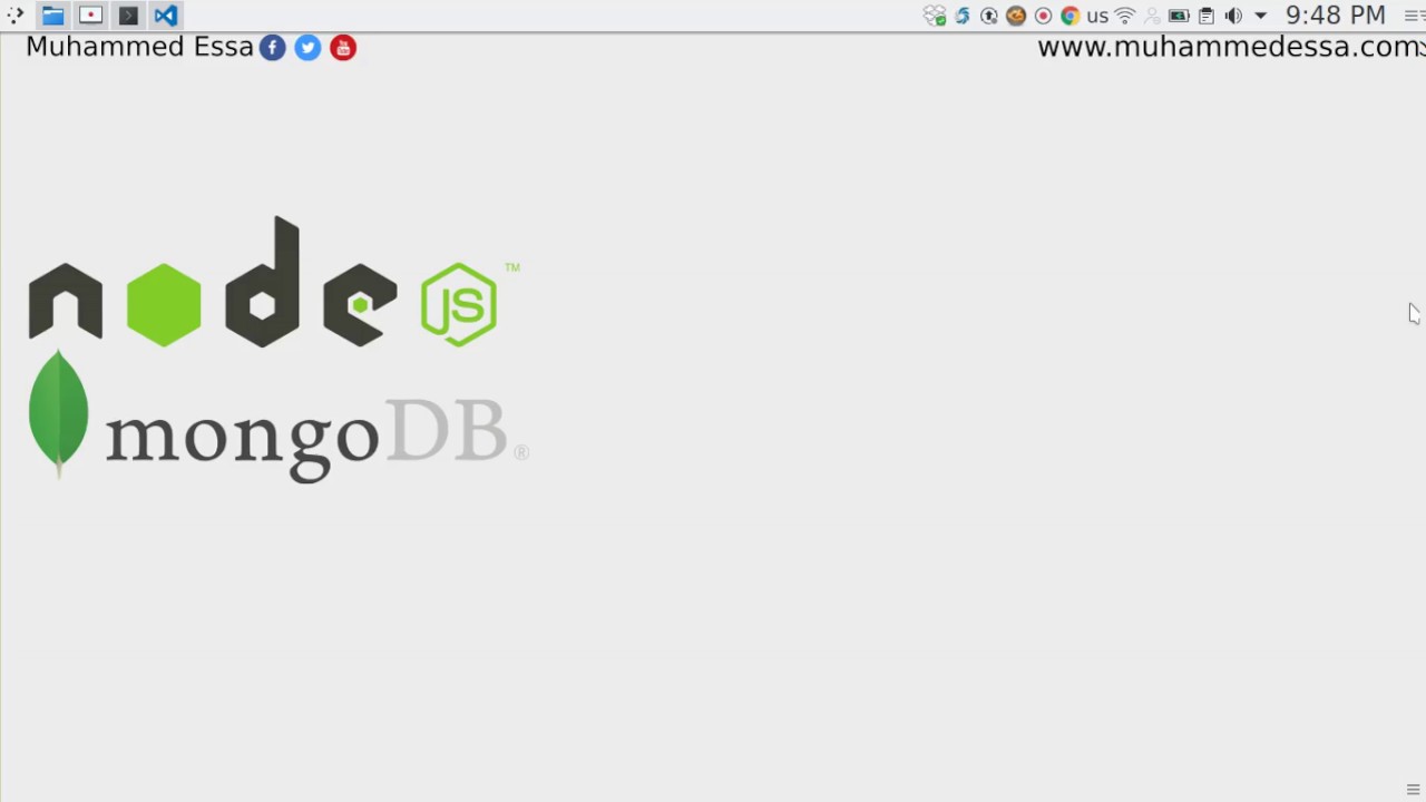 Node.js and MongoDB دورة بالعربي in Arabic