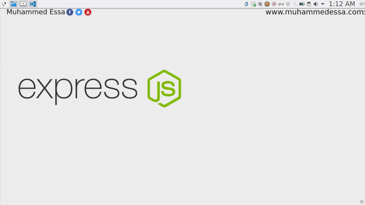 Express.js web framework بالعربي in Arabic