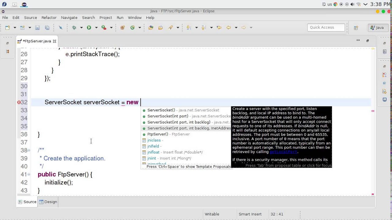 JAVA GUI FTP server client