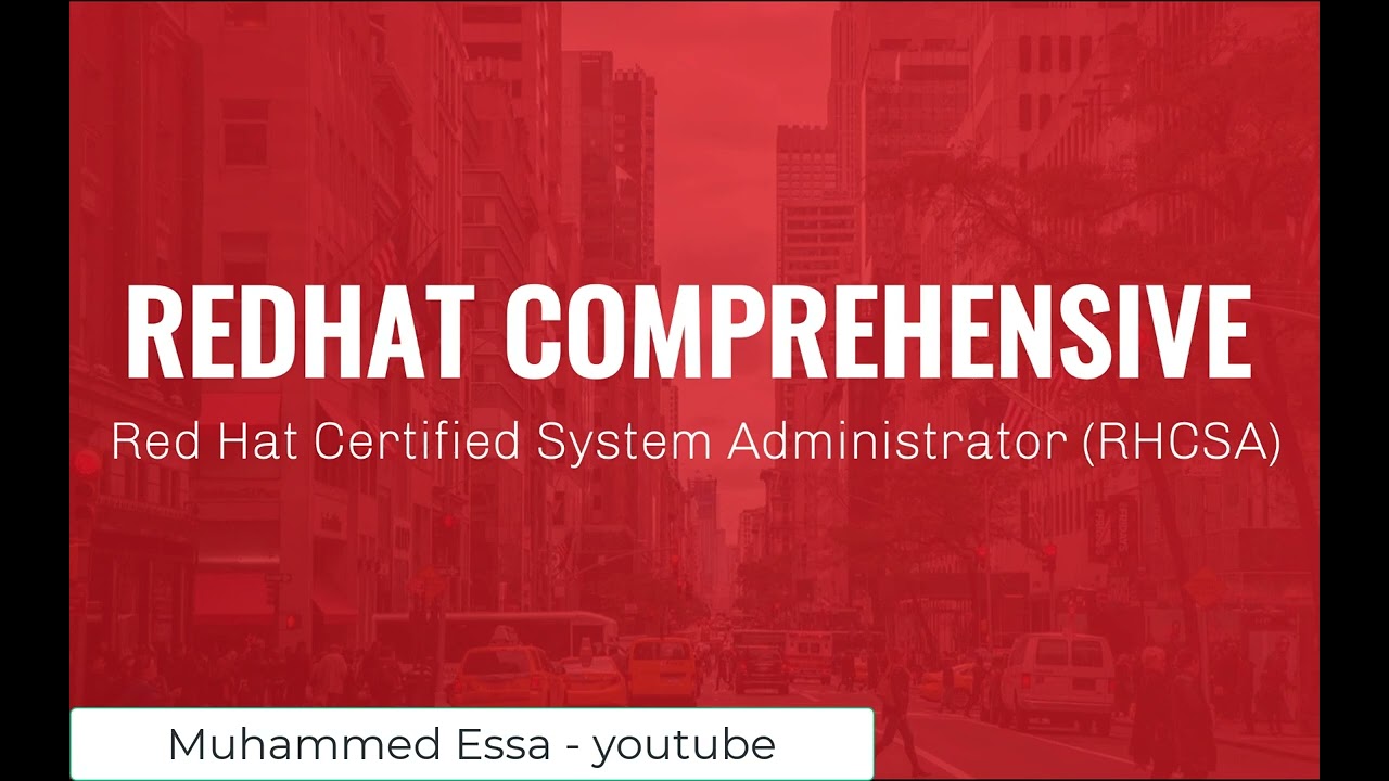 Redhat Red Hat Certified System Administrator (RHCSA) 8,9